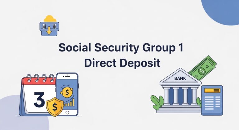 Social Security Group 1 Direct Deposit